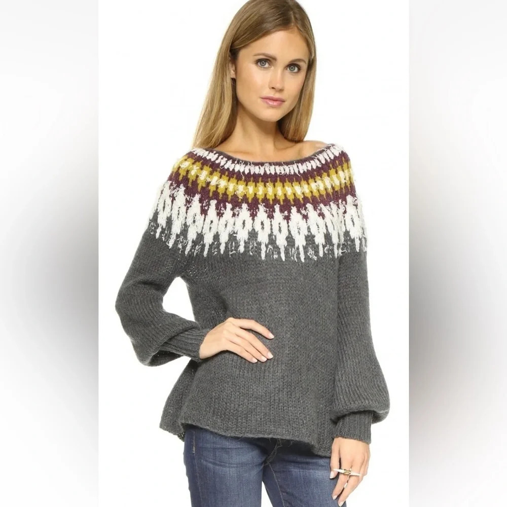 Free People Baltic Fair Isle Sweater